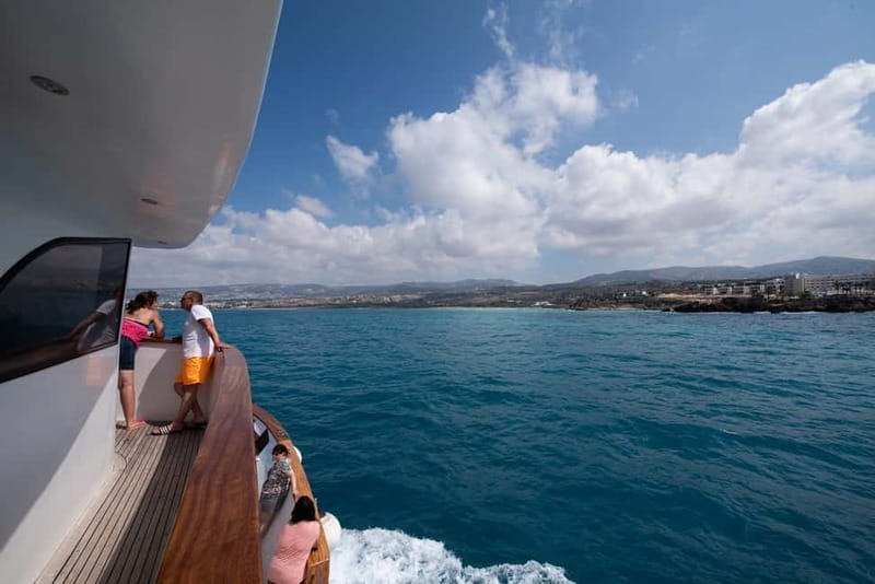 Lagoon to Paphos: Blue Lagoon All Inclusive Round Trip - The yacht setup and the best place to sit