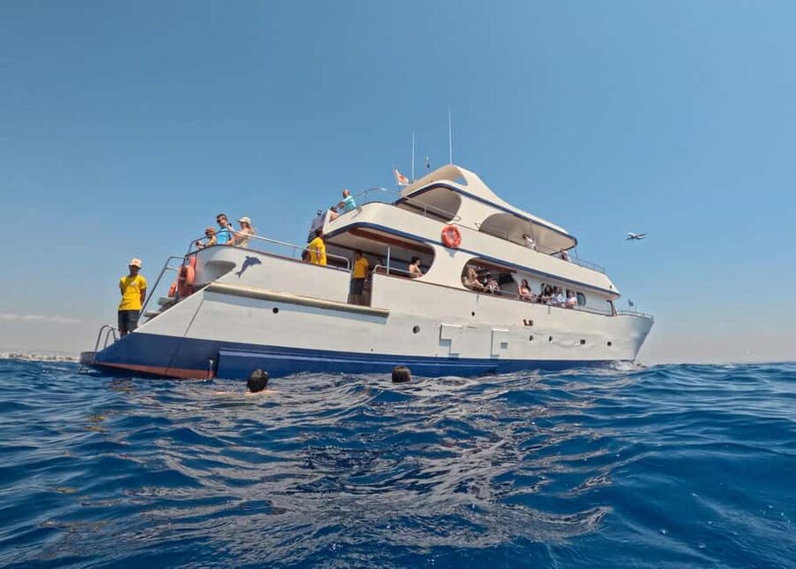 Larnaca Bay Cruise with Snorkeling - Finikoudes Beach and the Medieval Castle