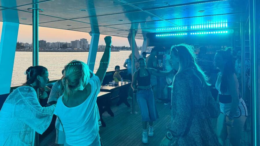 Larnaca: Disco Sunset cruise - Who will enjoy this most?