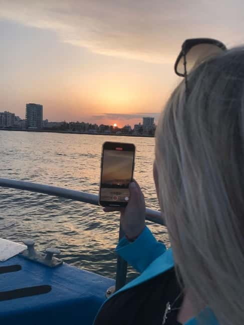 Larnaca: Private Sunset – Traditional Explorer N Vessel - The sunset views from the deck