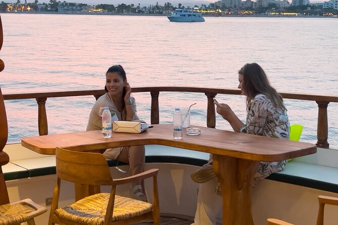 Larnaca Sunset Cruise - The Larnaca coast and its famous palms