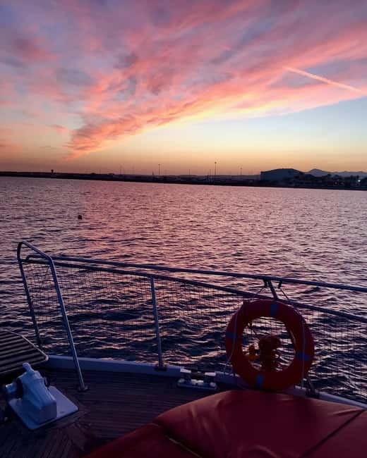 Larnaca: Sunset Cruises – Traditional Explorer N Vessel - The first part of the cruise: open water and evening calm