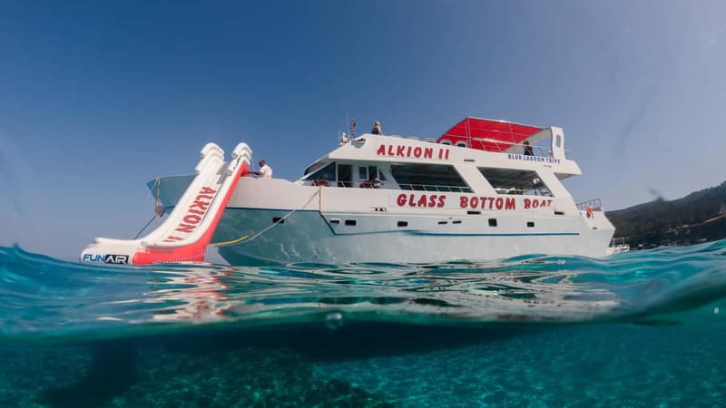 Latchi: Blue Lagoon Glass Bottom Boat Cruise with Drinks - Key points to know before boarding