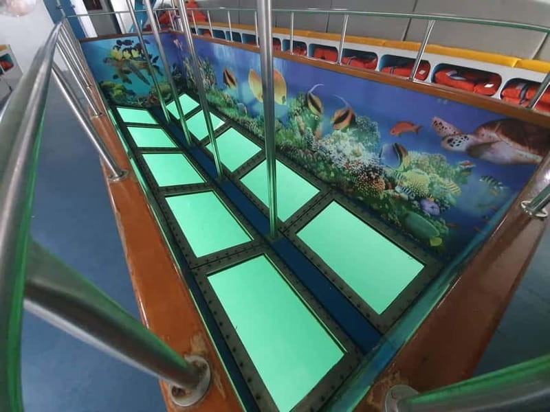 Latchi: Blue Lagoon Glass Bottom Boat Cruise with Drinks - Manolis Sea Caves and the Blue Lagoon