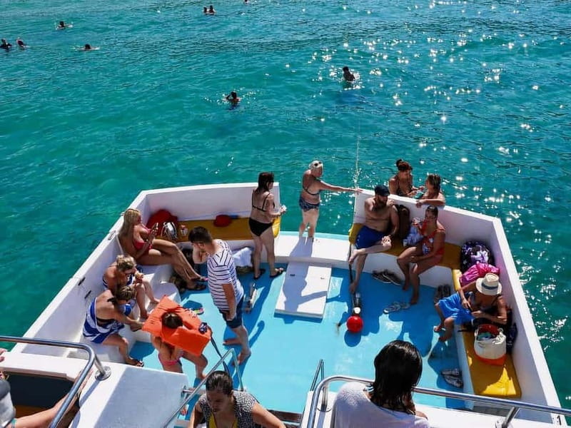 Latchi: Blue Lagoon Mediterranean One Boat Cruise - Wine, Fruit, and the Boat’s Simple Extras