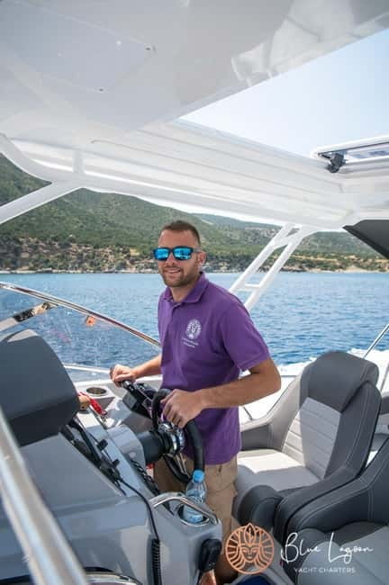 Latchi: Private Yacht Charter on Latchi Pearl - Setting off from Latchi Harbour