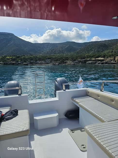 Latsi Blue Lagoon: Private Yacht with Drinks - The secluded natural harbor beach