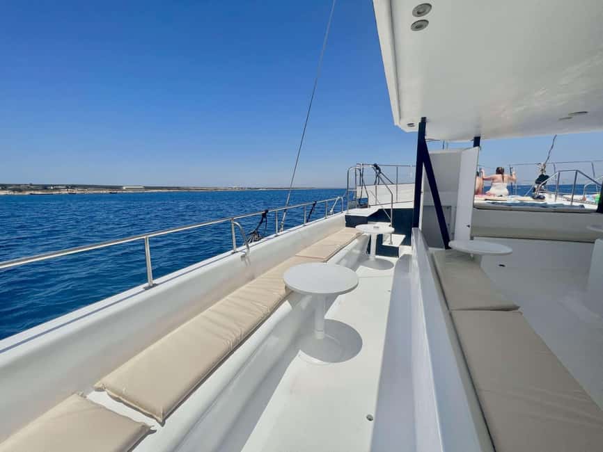 Limassol: Catamaran Cruise with Lunch - The first swim near Cape Gata