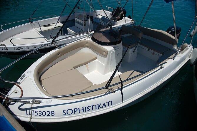 Luxury Eden 18 Private Self-drive boat hire to Blue Lagoon & more - Starting at Latchi Harbour