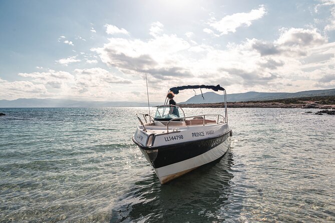 Luxury Marinello 20 Speedboat with driver to Blue Lagoon & more - Cruising the Akamas coastline