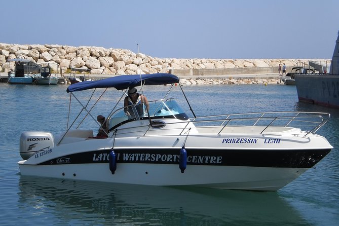 Luxury Marinello 26 speedboat with driver to Blue Lagoon & more.. - Getting to the water at Latchi Harbour