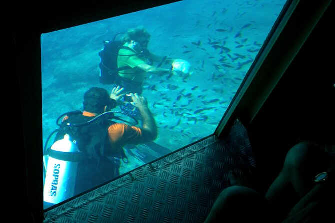 Nemo Submarine Adventure in Ayia Napa - Swimming, music, and the platform