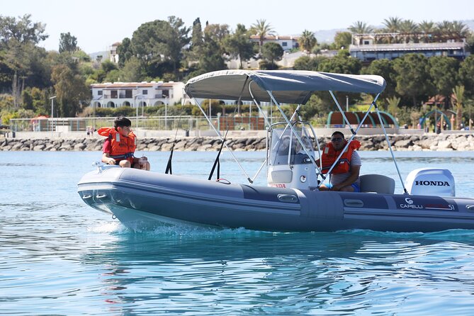 No Licence Private Self Drive Boat to Blue Lagoon +masks&snorkels - Following the Akamas coast toward Blue Lagoon