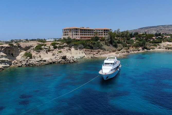 Ocean Flyer VIP Cruise from Paphos Adults Only - Two swim stops in Mediterranean water