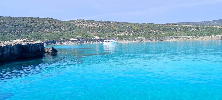 Pafos,Blue Lagoon,Latchi,day trip, coach boat+waterslide. - The day begins with a Paphos-area pickup