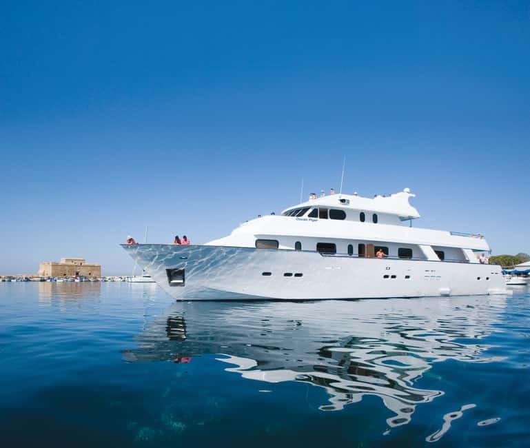 Paphos: Adults Only Cruise with Drinks, Food, Bus, Swim Stop - The First Peyia Swim Stop