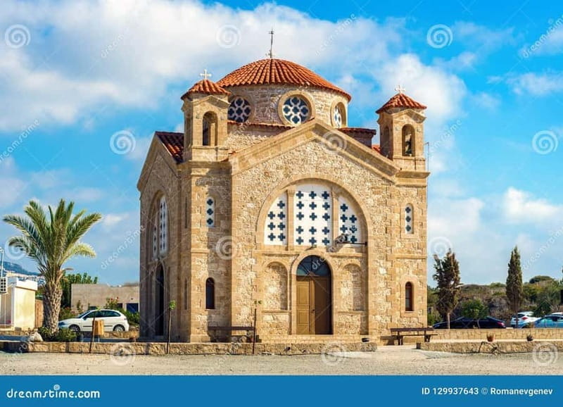 Paphos: Avakas Gorge & Turtle Bay Jeep Tour with Donkey Farm - Agios Georgios Church and the western coast
