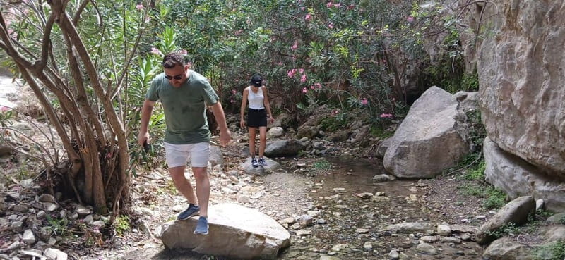 Paphos: Avakas Gorge & Turtle Bay Jeep Tour with Donkey Farm - Walking into Avakas Gorge