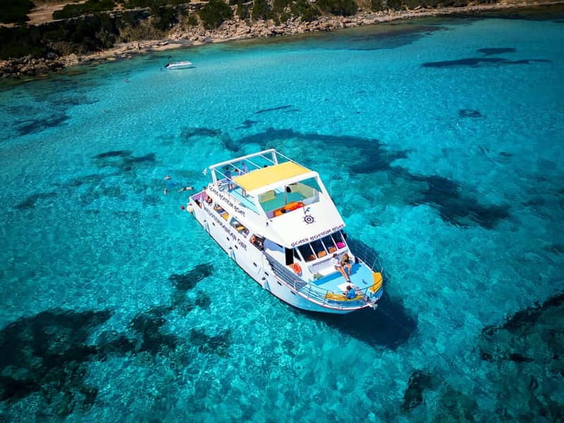 Paphos: Blue Lagoon Boat Adventure with Bus Transfer - A short pause at Latchi Harbour