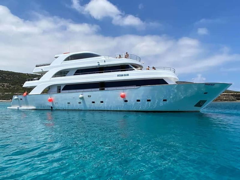 Paphos: Blue Lagoon Cruise-BBQ Lunch, Open Bar, Slide - Cruising past the Baths of Aphrodite