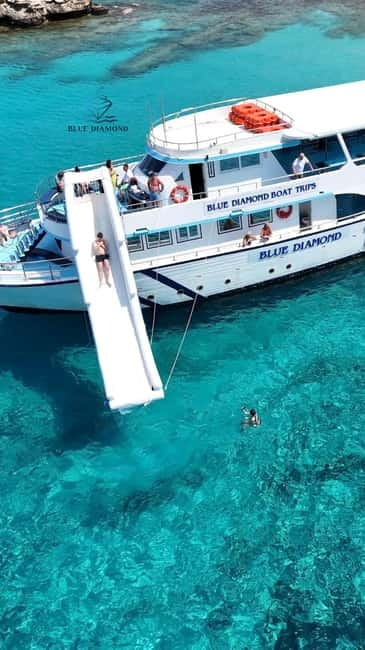 Paphos Blue Lagoon Cruise: Slide, Music & Hotel Transfer - Leaving Paphos for Latchi Harbour