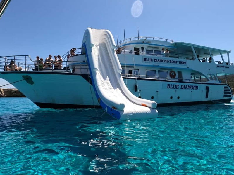 Paphos Blue Lagoon Cruise: Slide, Music & Hotel Transfer - One hour at the Blue Lagoon