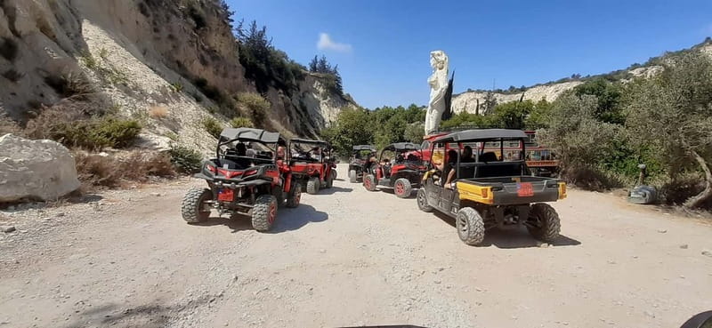 Paphos: Buggy Tour Akamas incl and Adonis Falls - Riding toward Lara Bay and Turtle Bay