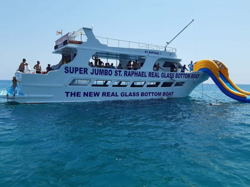 Paphos: Glass Bottom Boat Trip with Swimming or Snorkeling - Key points to know before you book