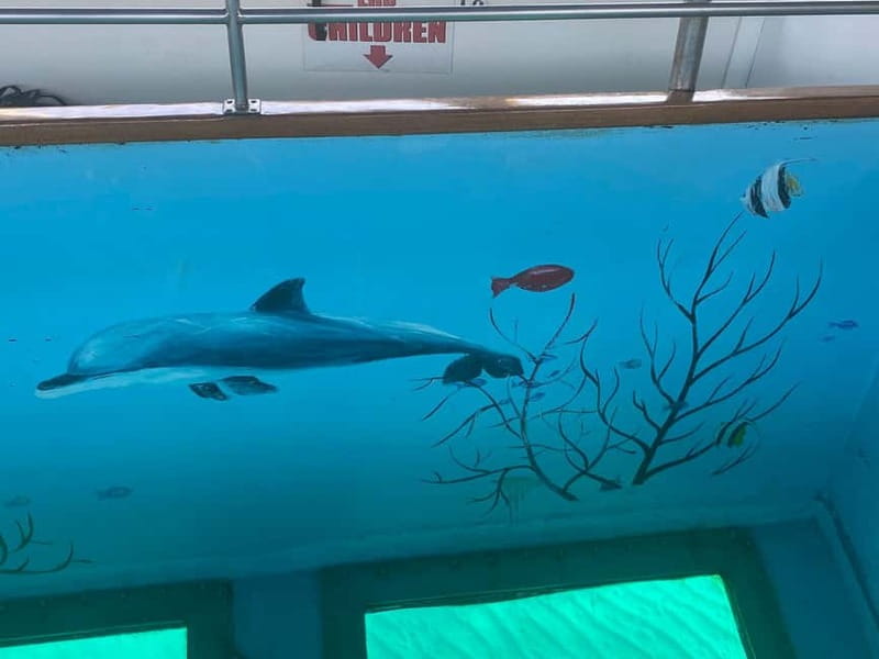Paphos: Glass Bottom Boat Trip with Swimming or Snorkeling - Sunset from the upper deck