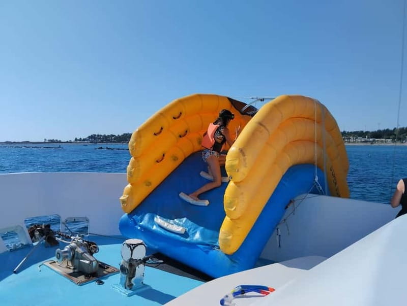 Paphos: Glass Bottom Boat Trip with Swimming or Snorkeling - How the cruise handles families and mixed abilities