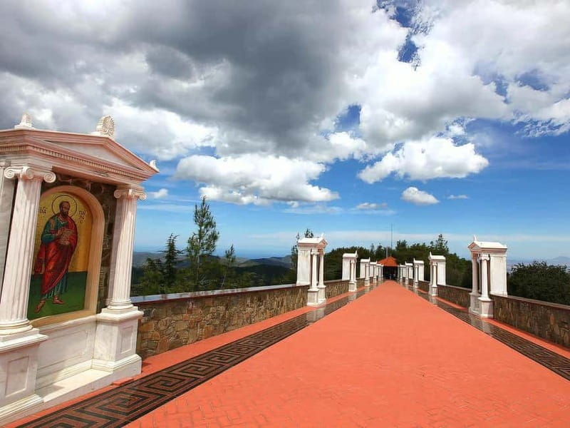 Paphos: Troodos, Omodos & Kykkos Monastery Full-Day Tour - Kykkos Monastery, Cyprus’s grand mountain sanctuary