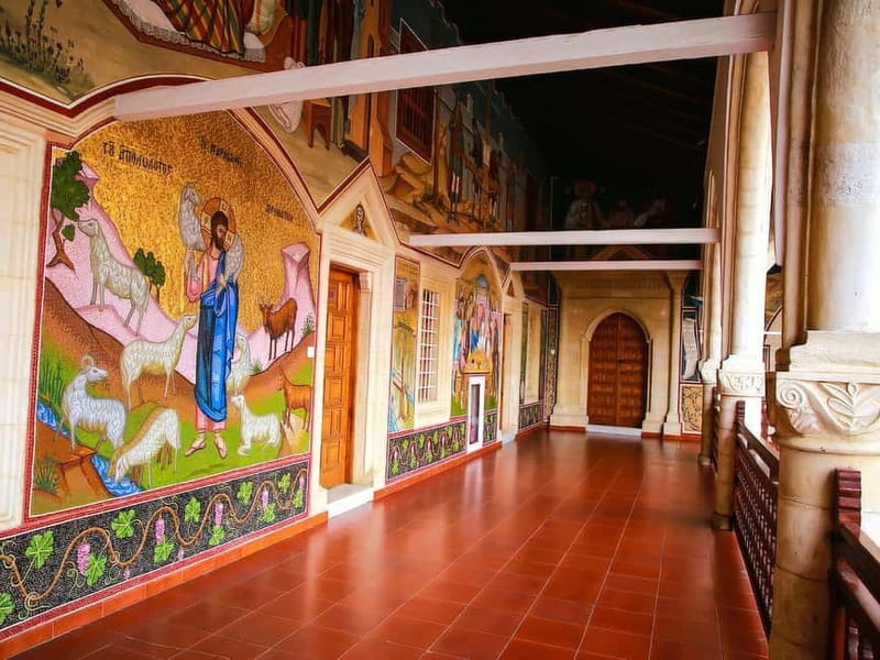 Paphos: Troodos, Omodos & Kykkos Monastery Full-Day Tour - Lambouri Winery and Cyprus in a glass