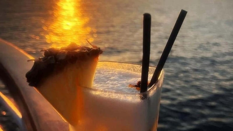 Paphos: Wave Dancer Sunset Cruise with BBQ and Swimming - Leaving Paphos Harbour for Riccos Bay