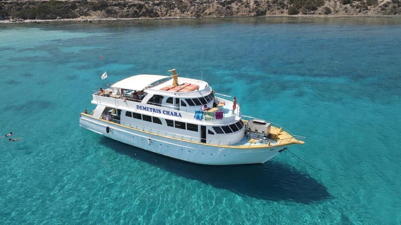 Polis: Blue Lagoon Boat Tour with Optional Barbecue Lunch - A relaxed cruise aboard the renovated Demetris Chara