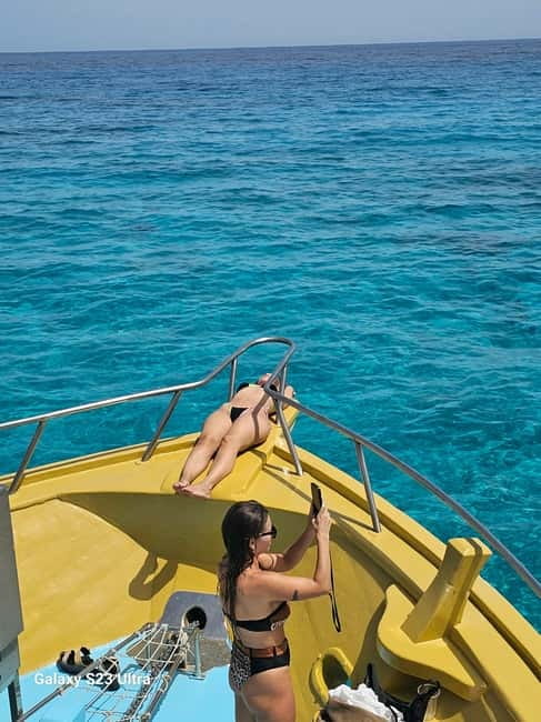 Polis: Blue Lagoon Boat Tour with Optional Barbecue Lunch - Baths of Aphrodite and the sea caves