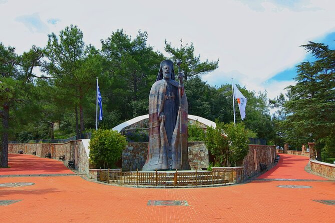 Private Troodos, Kykkos & Aphrodite's Birthplace from Limassol - The Tomb of Archbishop Makarios III above the clouds