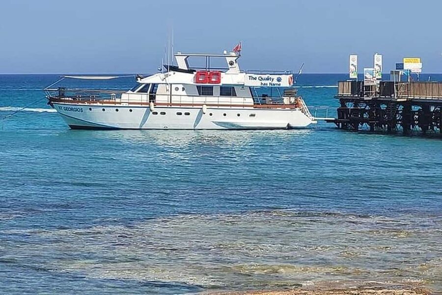 Protaras: Adults Presidents Cruise with Slide, BBQ & 1 Drink - Protaras to Famagusta: a short lesson in Cyprus