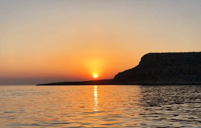 Protaras Blue Lagoon Sunset Tour with Pizza & Champagne - Leaving Protaras Jetty at 17:00