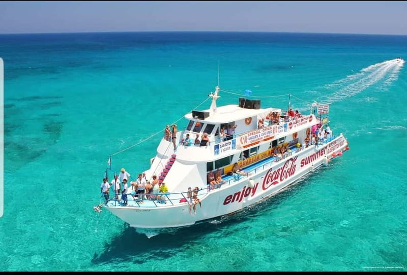 Protaras: Famagusta, Blue Lagoon and Turtle Cove Boat Trip - Famagusta from the sea: useful context, limited access