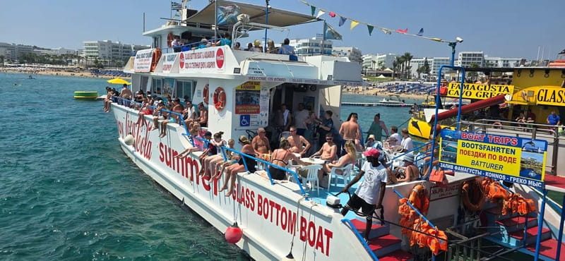 Protaras: Famagusta, Blue Lagoon and Turtle Cove Boat Trip - Turtle Cove: the moment most people are waiting for