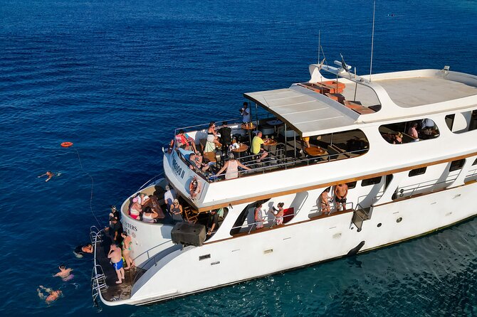 Protaras: Harmony | Luxury boat, water slide, Value Adventure - Fig Tree Bay and Konnos Bay from offshore