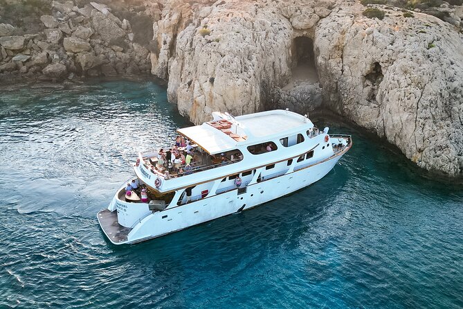 Protaras: Harmony | Luxury boat, water slide, Value Adventure - Green Bay and the 40-minute turtle stop