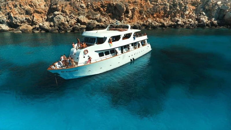 Protaras: Harmony | Value Turtle Luxury Boat with Slide - Boarding the St Georgios at Protaras Pier