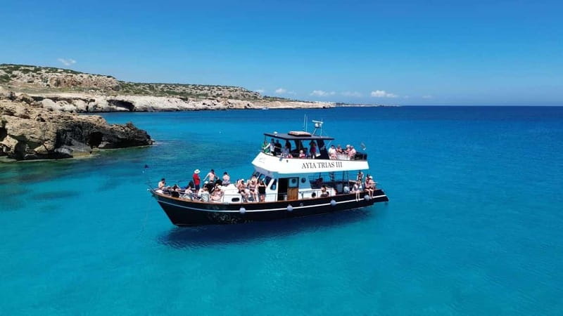 Protaras: Luxury Blue Lagoon Cruise / 3H, 2 Swim Stops - What the $23 price really gets you