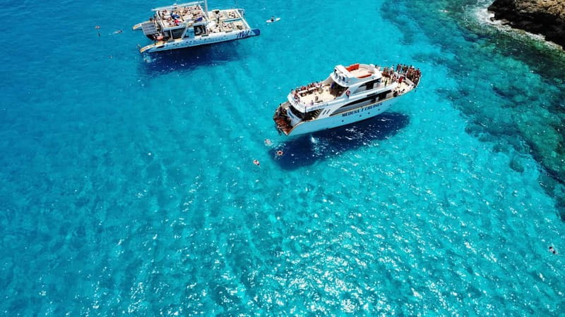 Protaras: Medusa Chill-Out Cruise to Blue Lagoon & Sea Caves - Saint Agioi Anargyroi Church Cave and Kamara tou Koraka