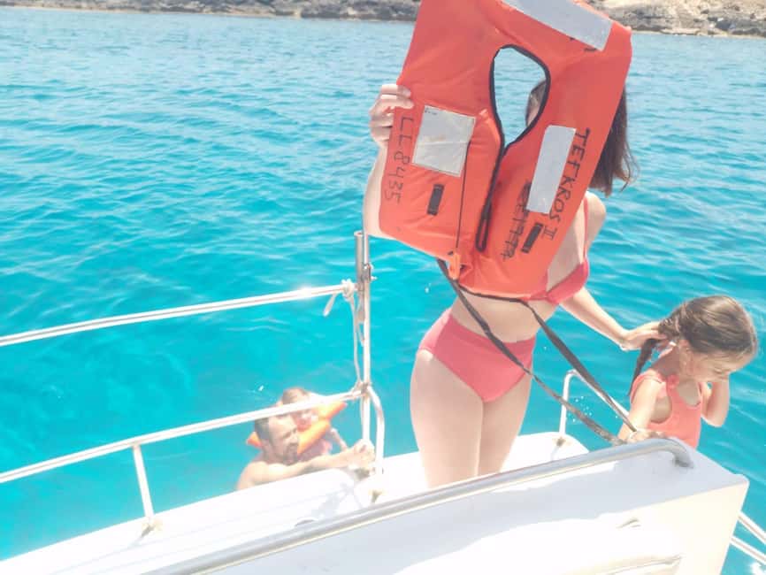 Protaras: Private Boat Tour with Fishing - Turtle Beach and a quieter place to swim