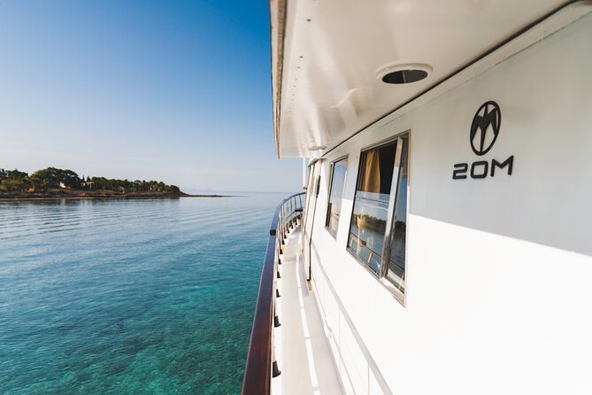 Protaras: -PRIVATE CRUISE CHARTER - up to 60 people - Agioi Anargyroi and the rocky eastern tip