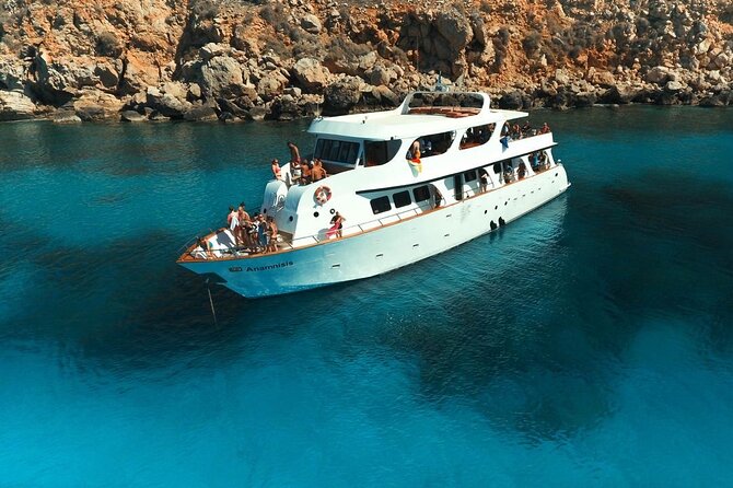 Protaras: St Georgios Presidential Cruise BBQ & 1 drink. 16+ - Fig Tree Bay From the Water