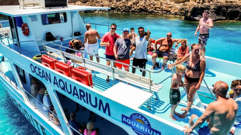 Protaras: Turtle Cove & Blue Lagoon Cruise - Konnos Bay and Cape Greco from the water