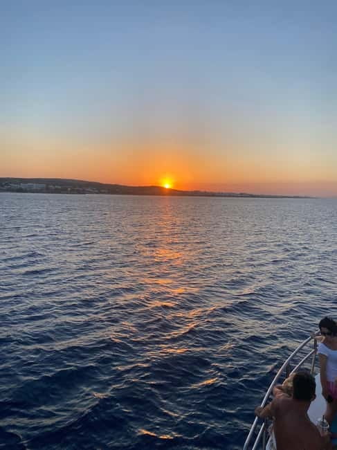 Protaras: Turtle Cove & Blue Lagoon Sunset Cruise - Setting out from Protaras Pier